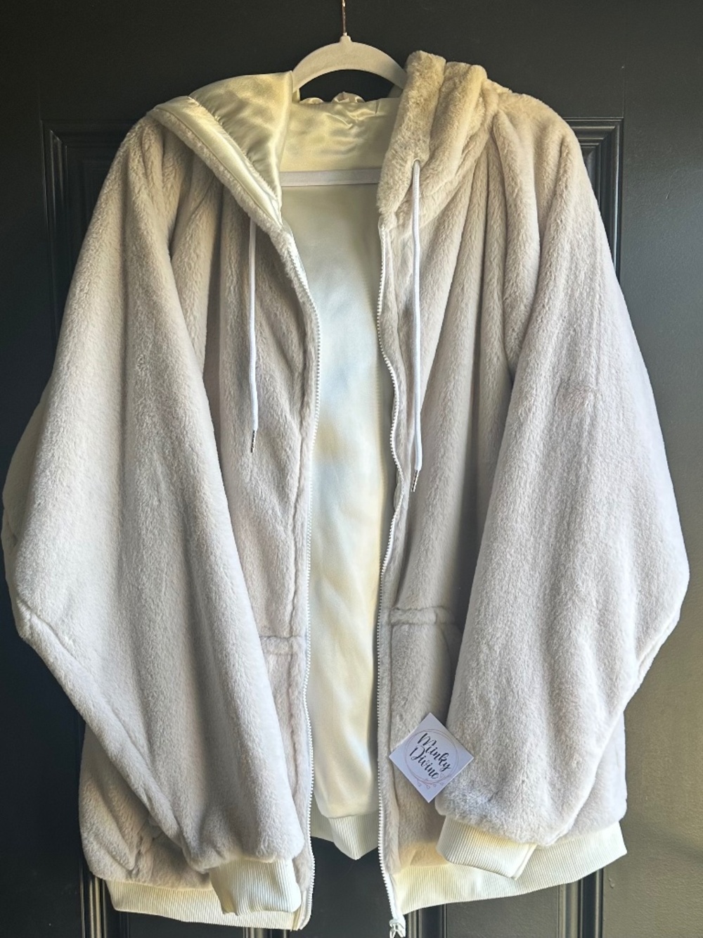 Minky Jacket - Moonstone Baby Whispy Fabric - Size XL